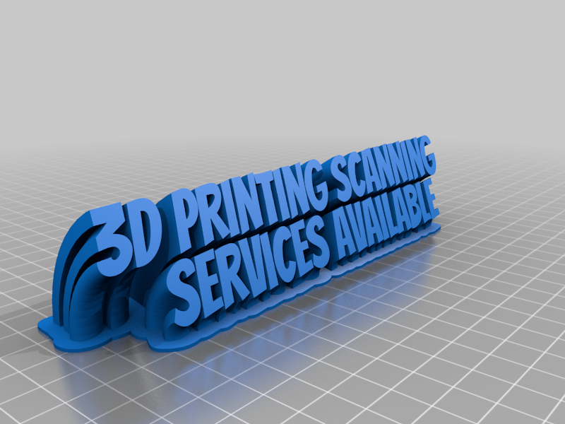 3d printing services available