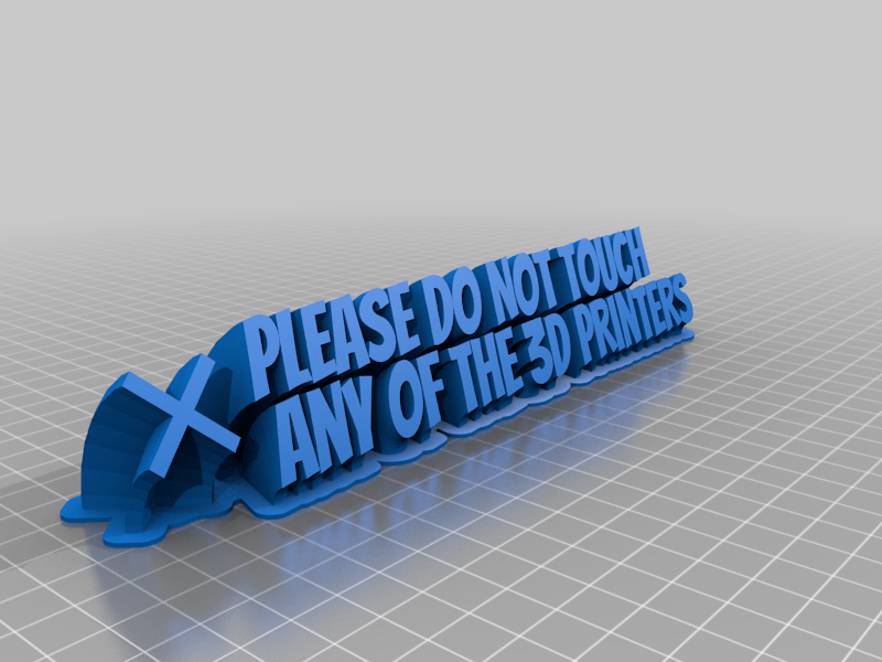 No touch 3D printer