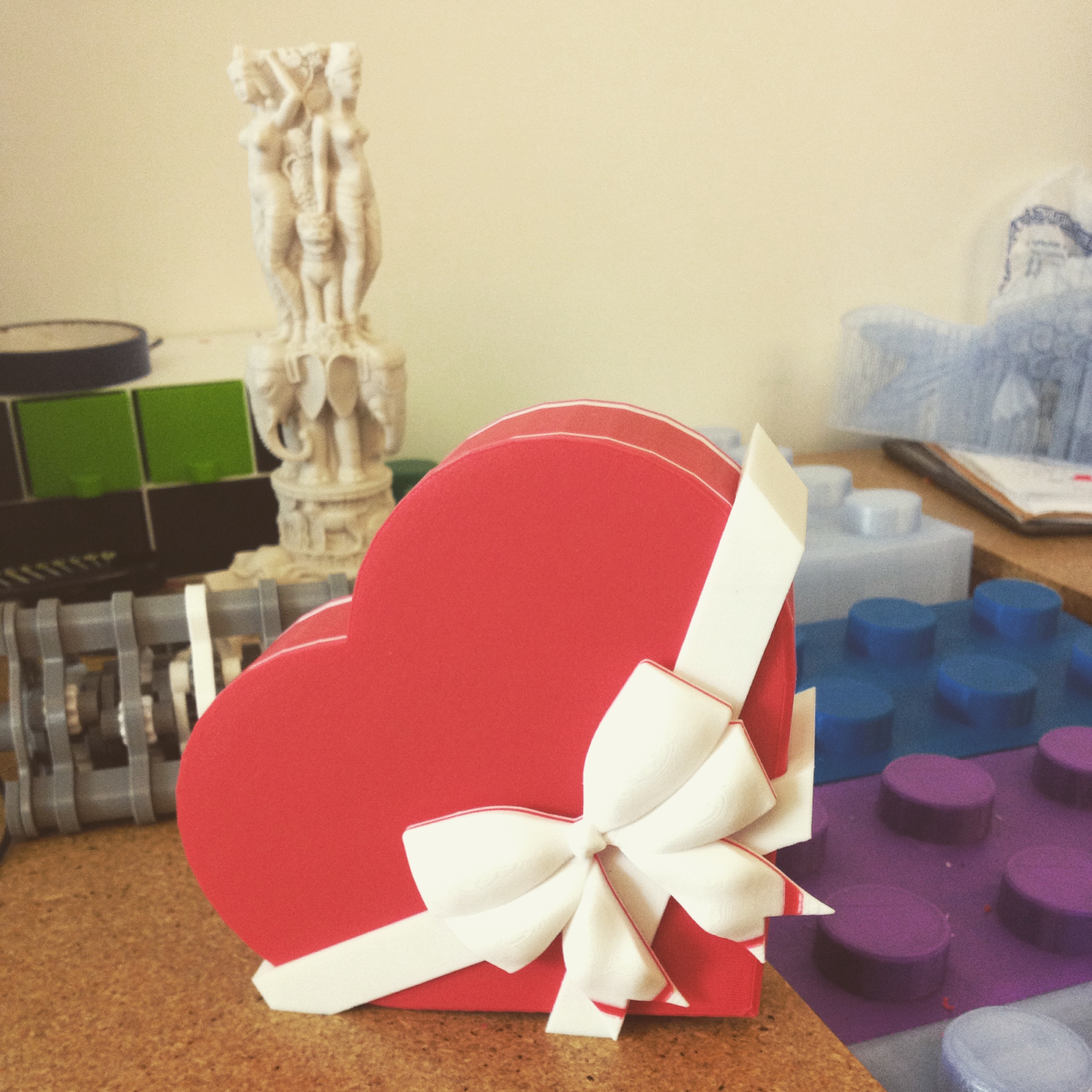 Valentines Day Chocolate Heart Box