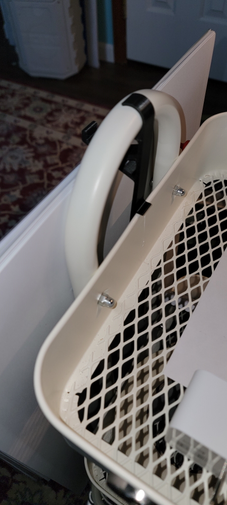 Cricut Mat hanger for rolling cart