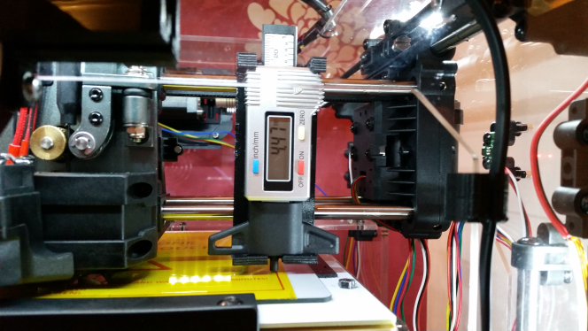 Turnigy Fabrikator Bed Levelling mount for Digital Tyre Gauge