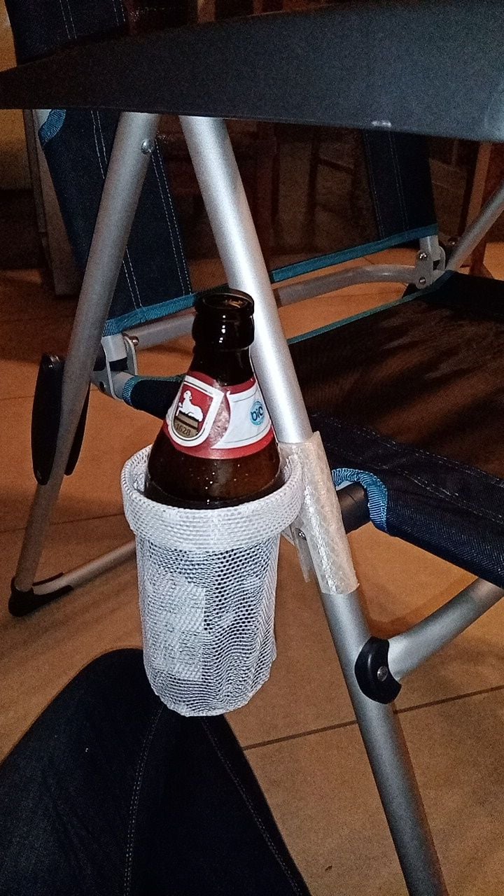 drink holder camping chair Quechua Decathlon