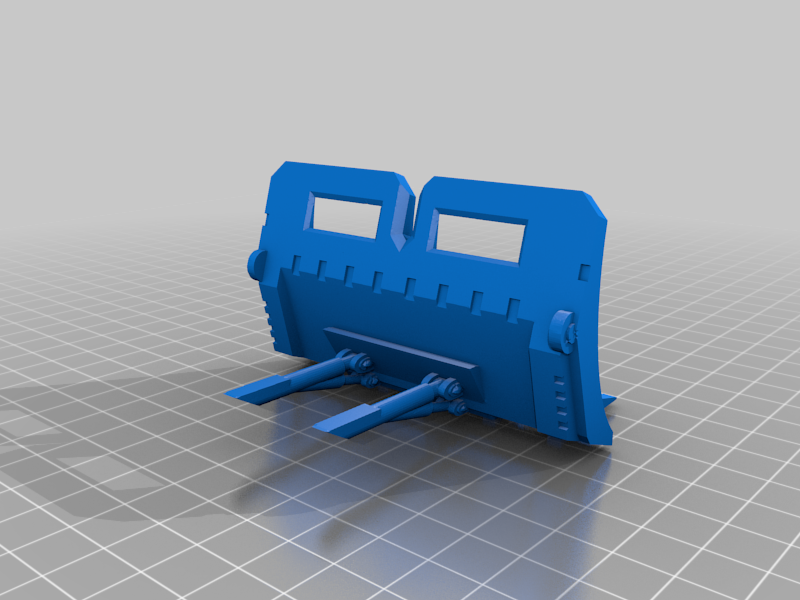 Spiked Dozer Blade 28mm scale