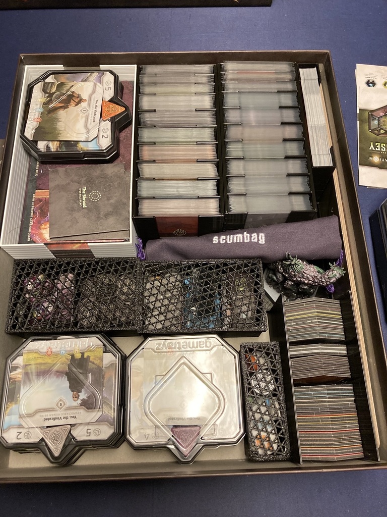 Vindication - Core Box Organization (holds L&A, Myths & Wonders, Odyssey, and Chronicles expansions)