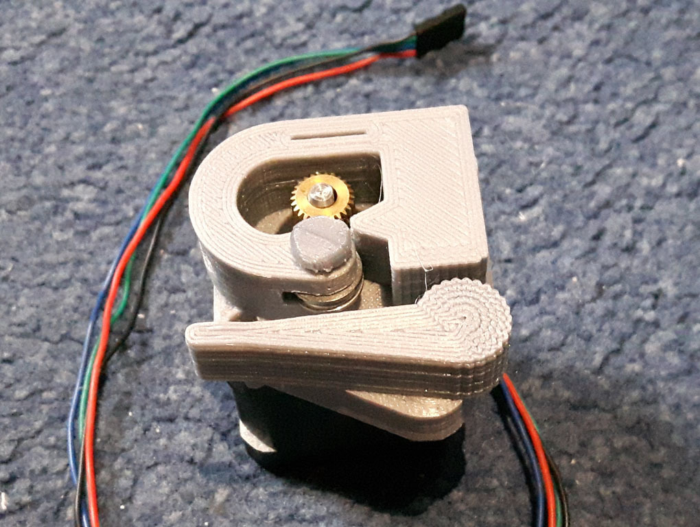 Extruder Bowden ReprapMJ Type   Mostly Printed and Easy to Make and Use