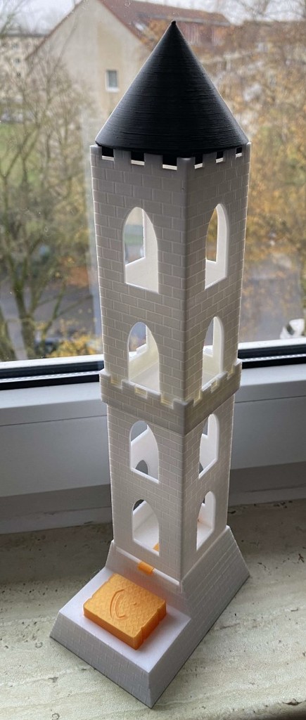 Carcassonne Tile Dispenser Tower Roof