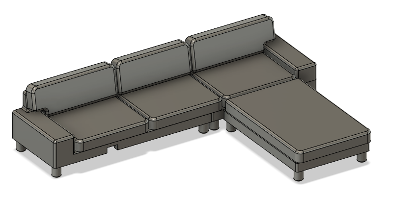 Doll House Stuff - Chaiselongue couch