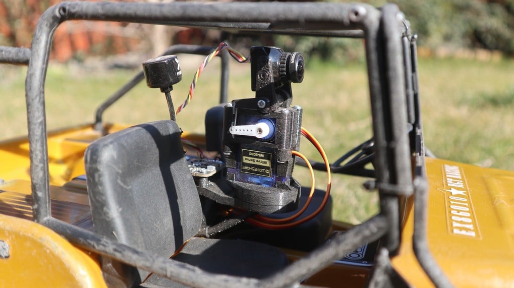 Pan-Tilt Camera Mount for RC Crawler