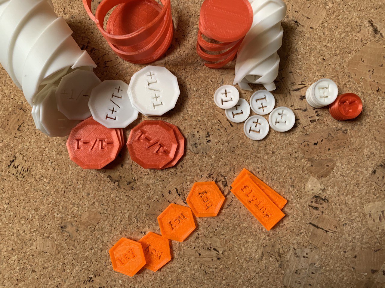 Parametric Stackable Game token (Customizable) (MTG and others)