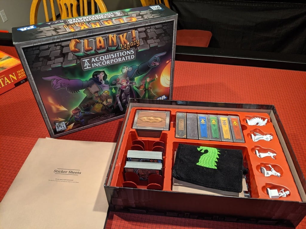 Clank! Legacy: Acquisitions Incorporated Board Game Box Insert Organizer