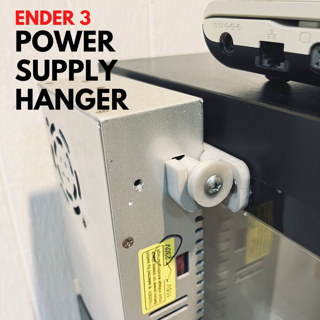 Ender 3 Power Supply Hanger