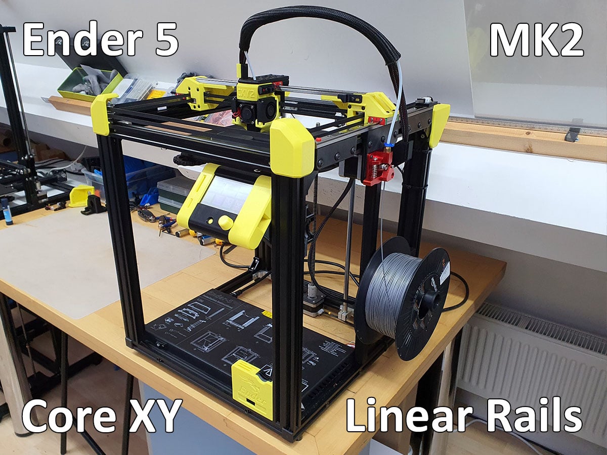 Ender 5 Core XY with Linear Rails MK2