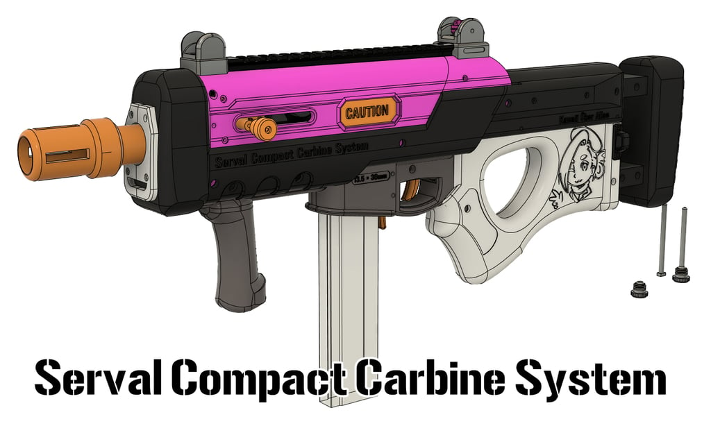 Serval Compact Carbine System- Full Auto Nerf Blaster