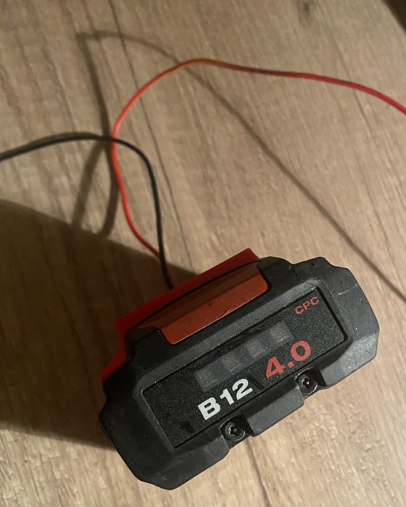 Hilti B12 battery adapter