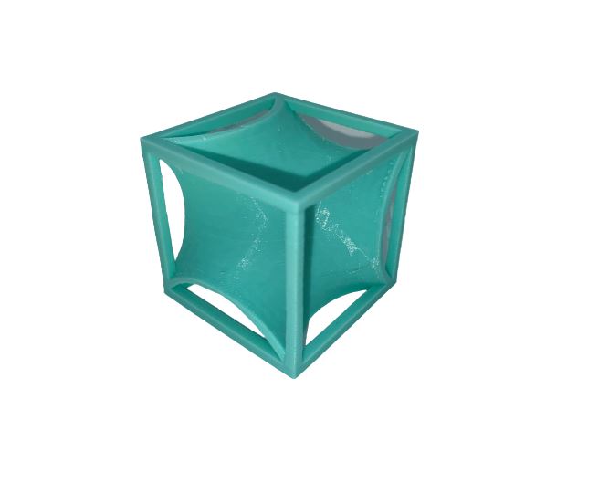 Gyroid Patch in a Cube