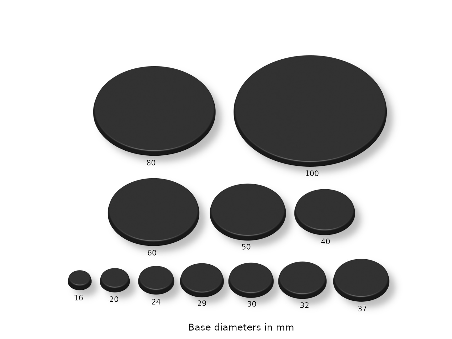 Flat Round Bases Collection