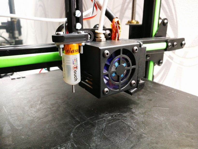 ANET E10 SUPPORT BLTOUCH ORIGINAL FAN FRONT LEFT