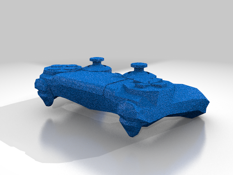 Low Poly Ps4 Controller