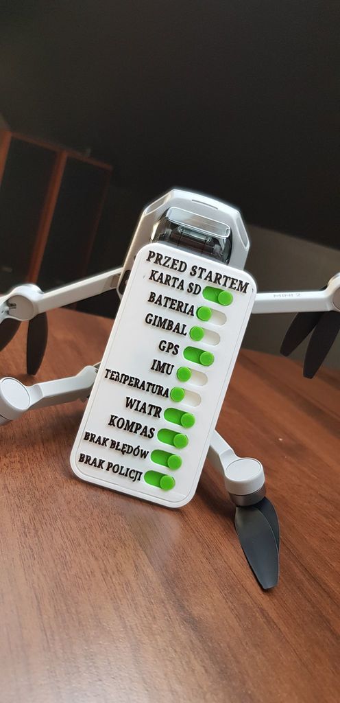 Drone Pre-Flight Checklist PL edition