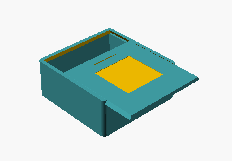 Customizable Sliding lid box