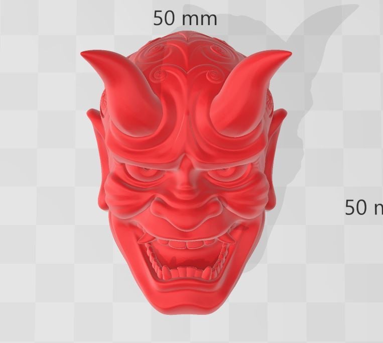 Kabuki Demon mask souvenir