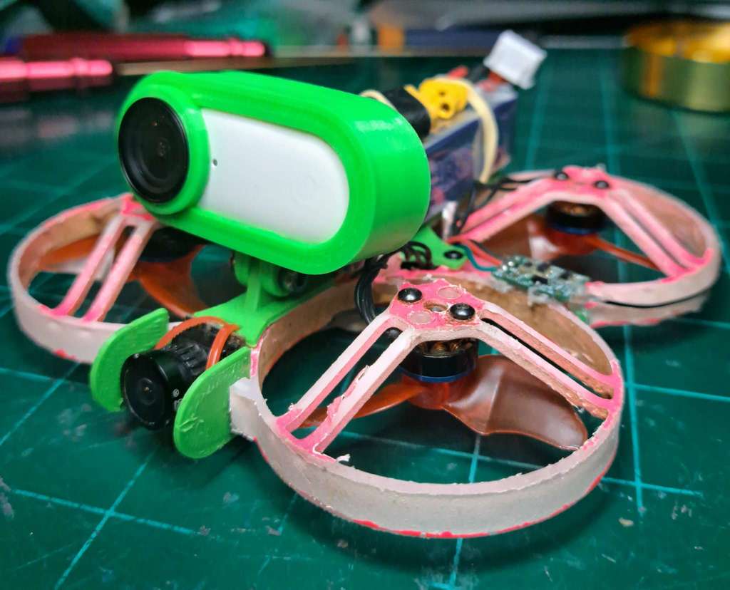 85mm Pusher Cinewhoop FPV Drone Conversion - Analog 