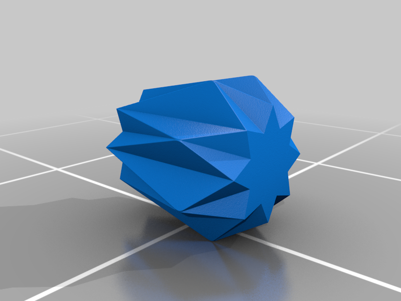 61. Facet Origami Geometric Bonsai Pot - V4 - Irene (inches)