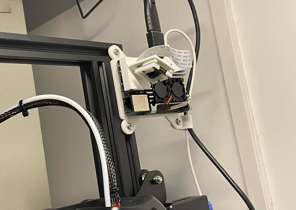 Raspberry Pi camera mount for 3d printer(ender 3)