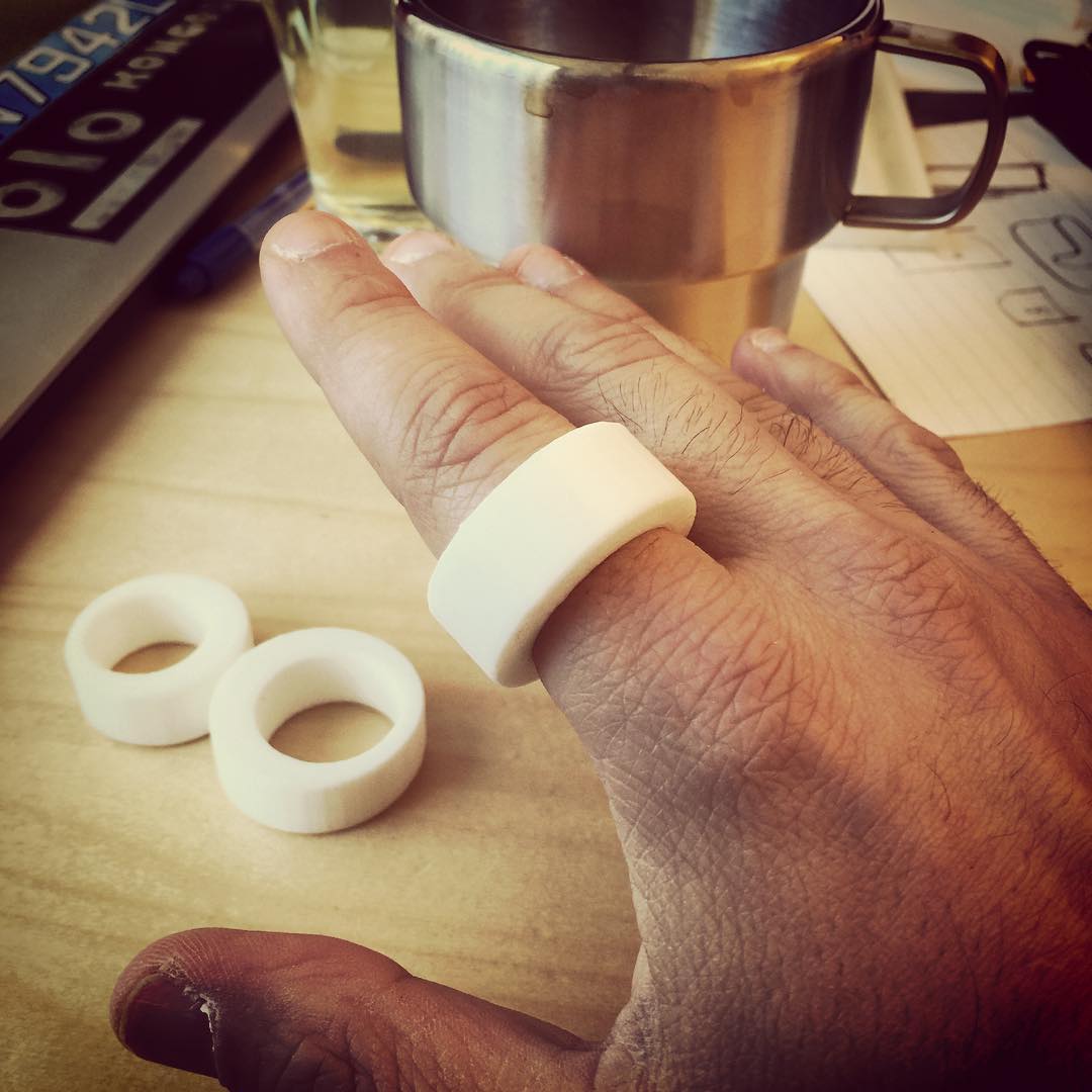 Ring ZERO dummies, for size comparison