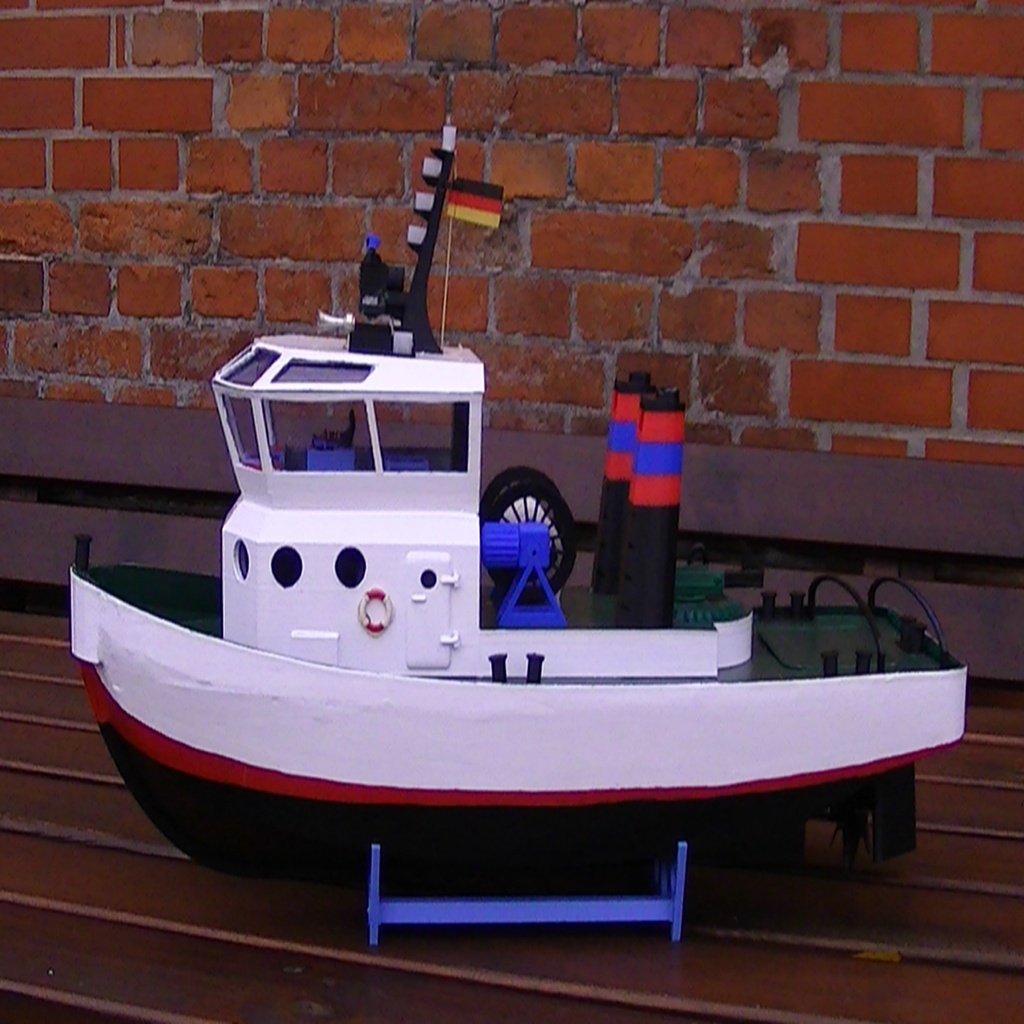 Tug boat,RC-Boat,RC-Schiff Hafen Schlepper Neu
