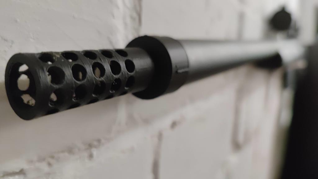 Plug On Muzzle Brake for M40A3 Airsoft