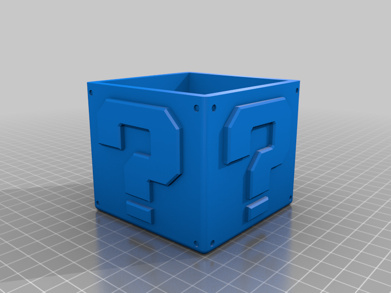 Super Mario Money Saving Box (Separate Files) 3D model