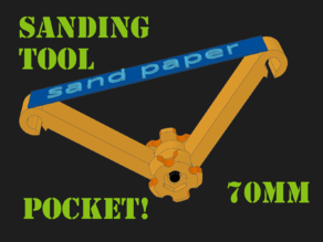 Pocket sanding tool
