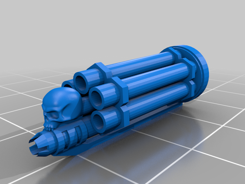 Space Robot Rotary Cannon