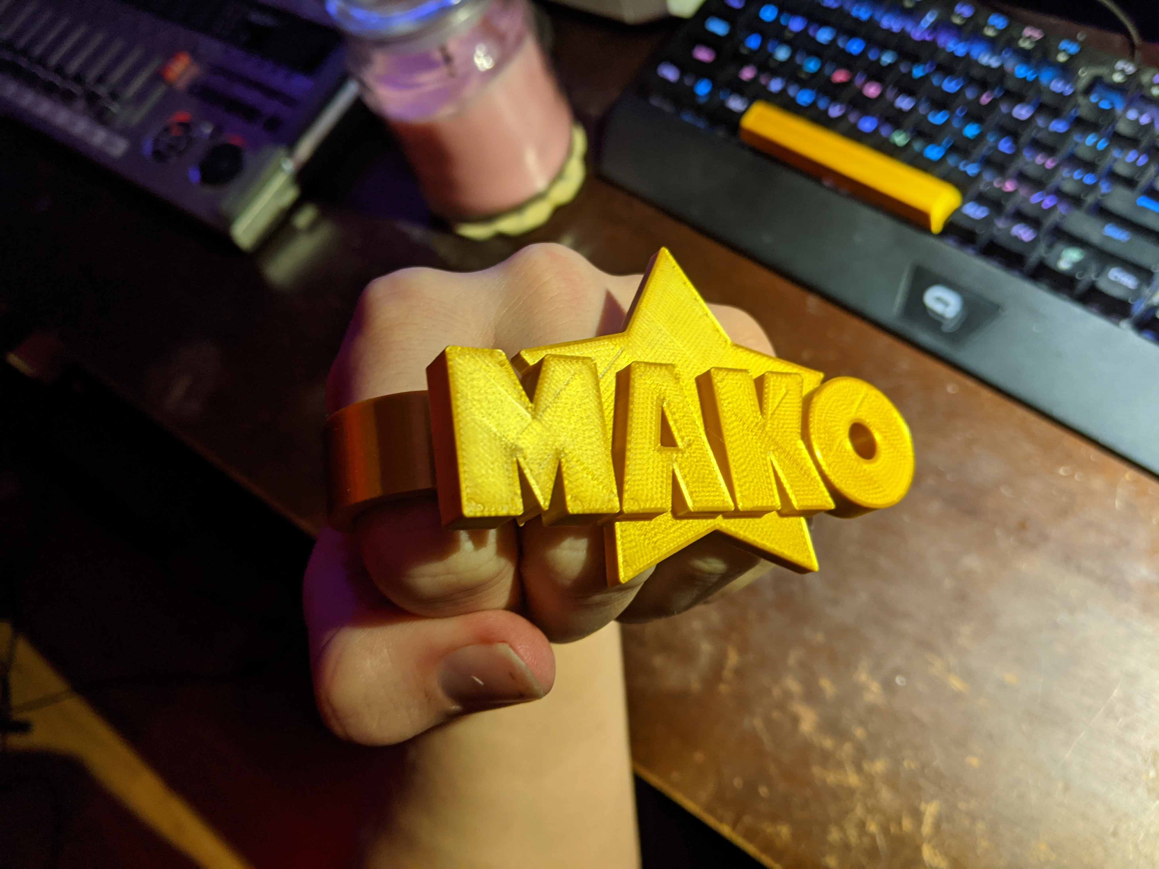 Mako Mankanshoku's Brass Knuckles/Knuckle Dusters