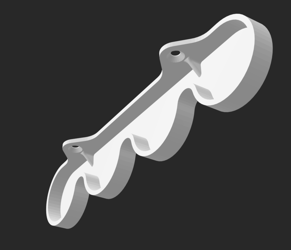 Fishing Rod Holder, High Speed Print, Vertical, Wall Mount