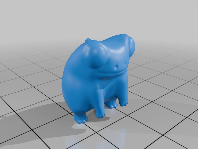 Fred the frog But standing and a keychain