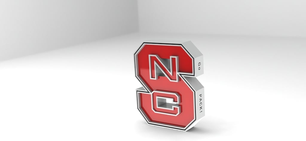 NC State Logo Desktop Model