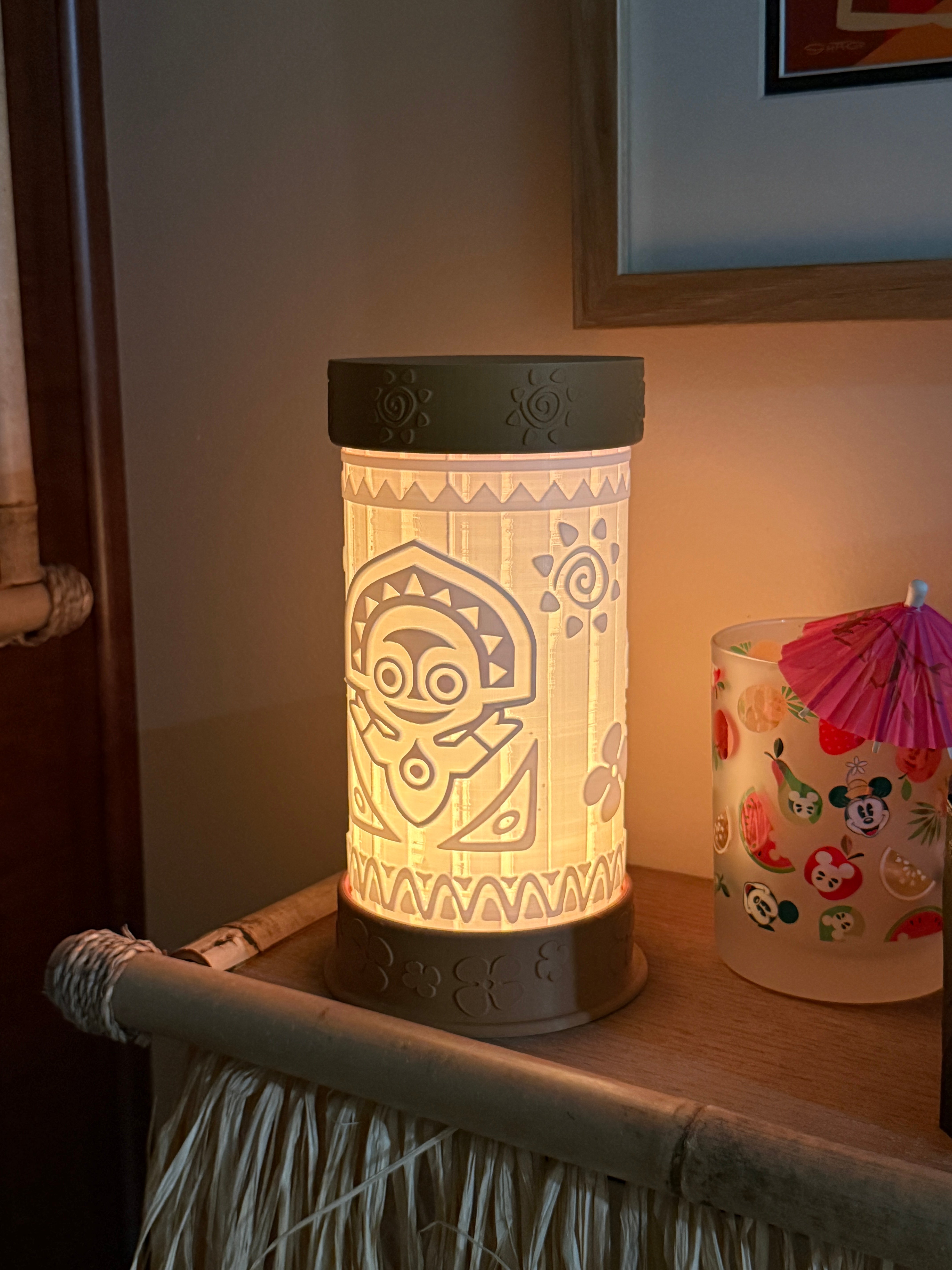 Polynesian Themed Tiki Lantern