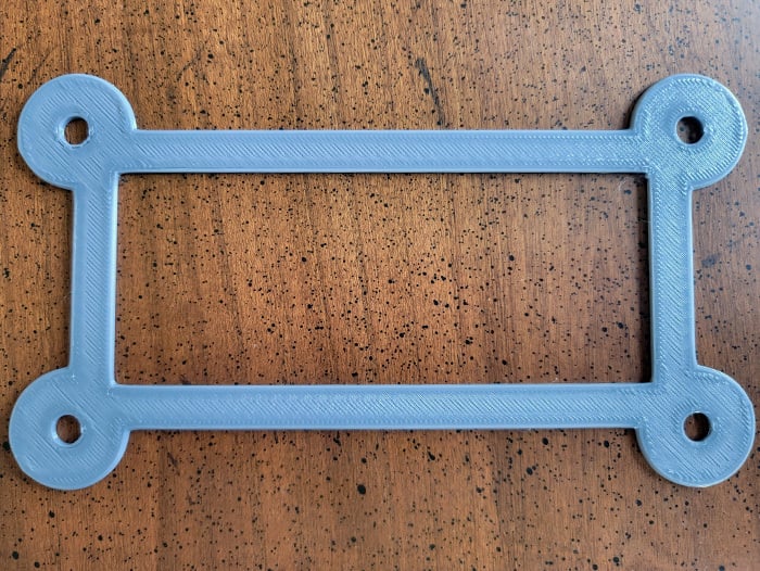 Motorcycle License Plate Support