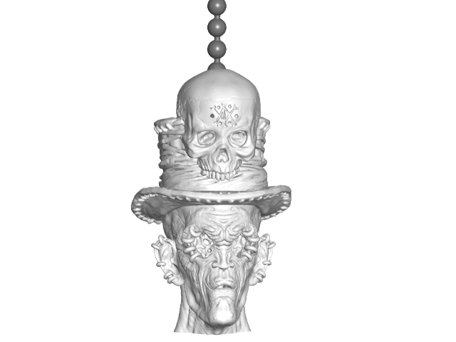Voodoo Pull Ball Chain or Keychain Knob | Handle | Fob | Finials