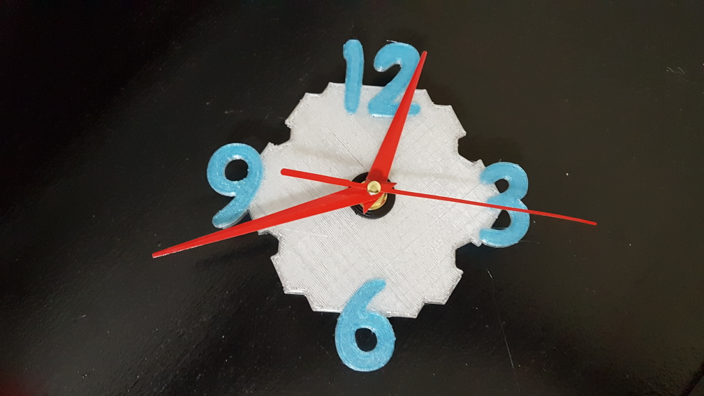 Wall Clock - Single or Dual color layer