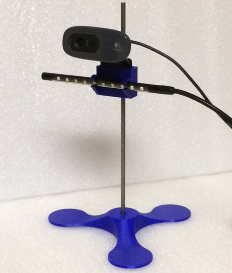 Camera and LED Light Bar holder (Logitech C270)