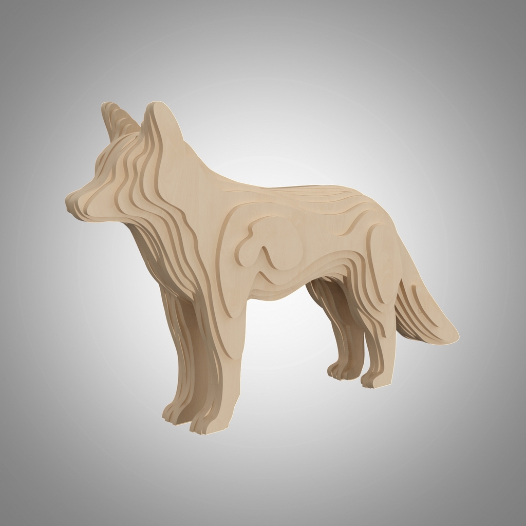 Red Fox 3D Puzzle