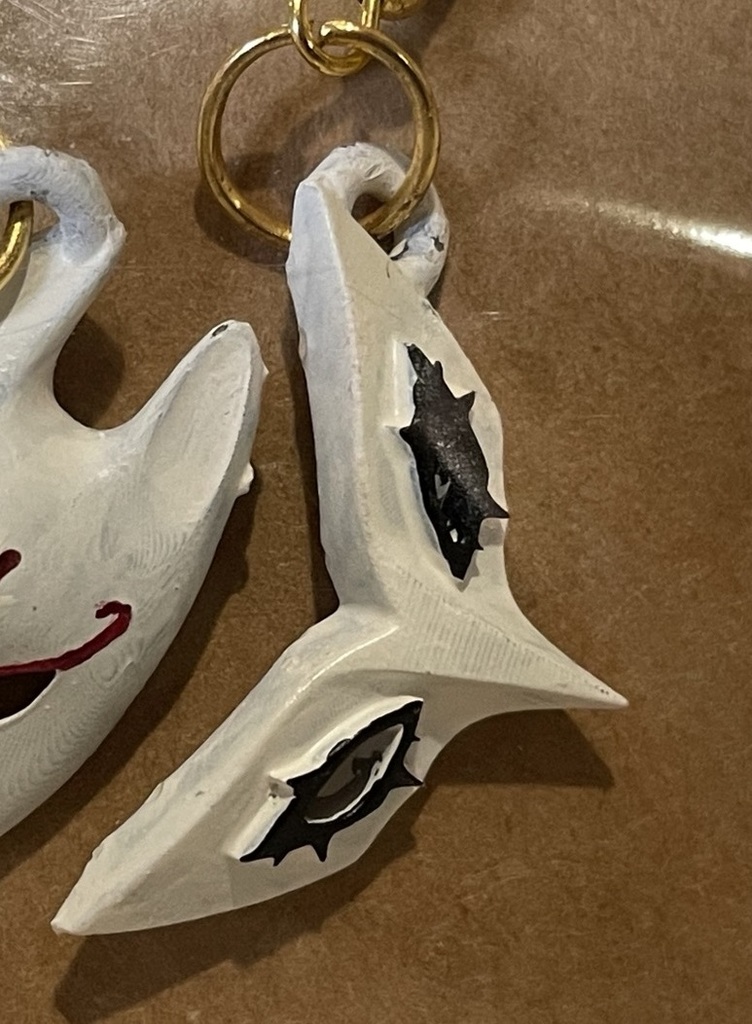 Joker Mask Earrings Persona 5 - Presupported