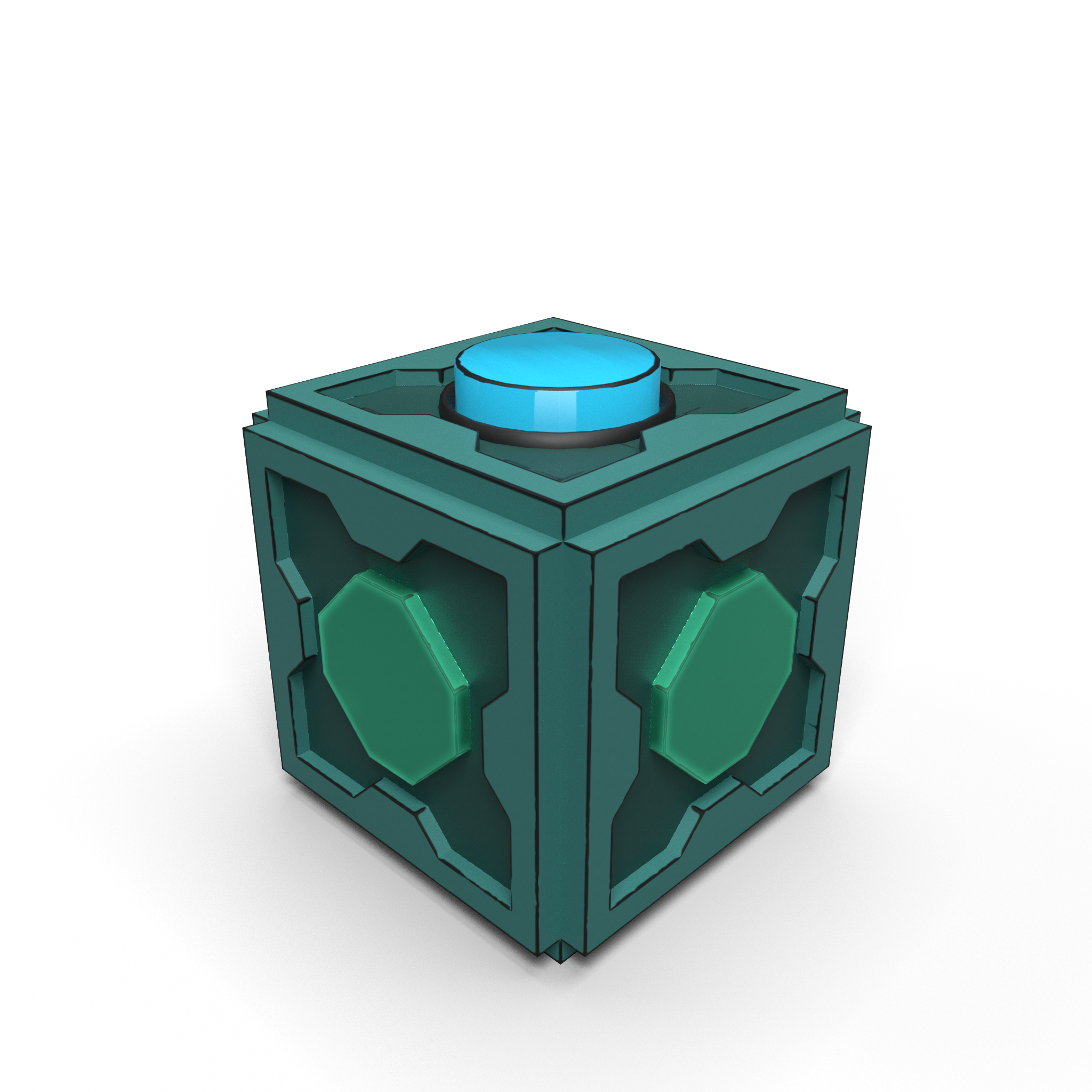 Mr Meeseeks Cube (Fidget Cube)