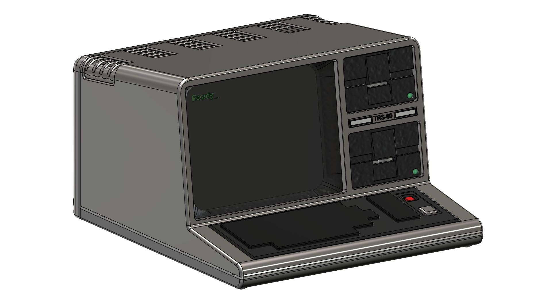 TRS-80 Raspberry Pi Case