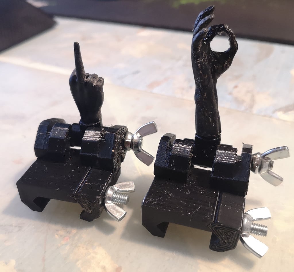 Hand Signs Iron Sights Foldable And Adjustable