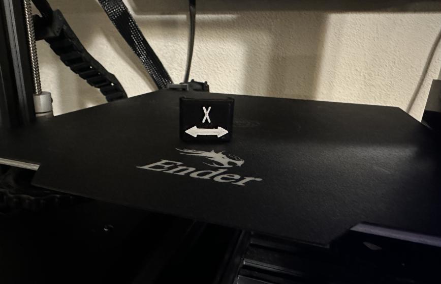 Ender 3 X axis direction