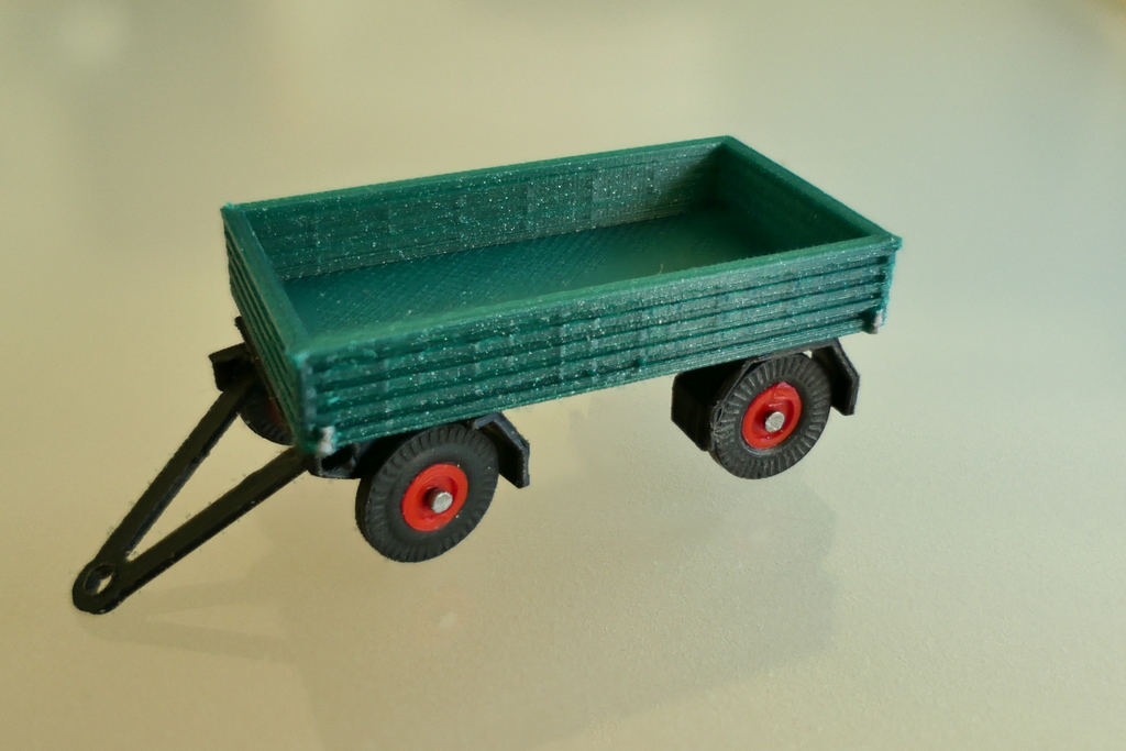 Flatbed Trailer 1:87 h0-scale 1/87